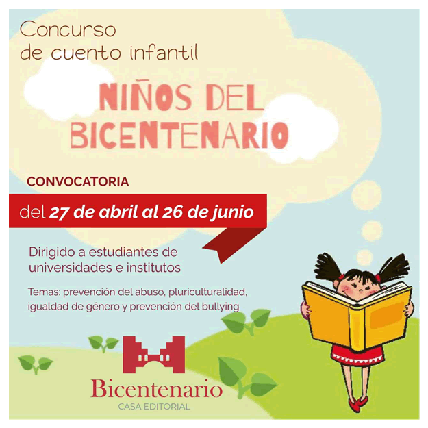 Bases del I Concurso de Cuentos para niños organizado por Bicentenario Casa Editorial