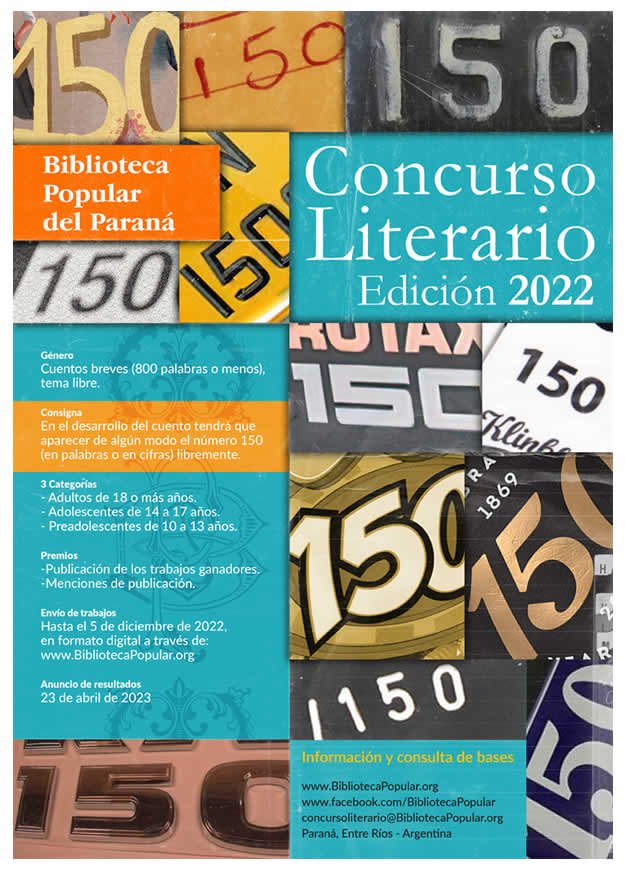 Concurso literario Biblioteca Popular del Paraná